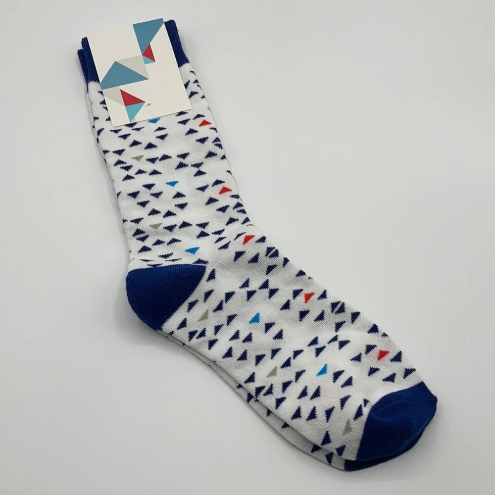 NWT BETTERDESIGN.it Triangle Print Socks